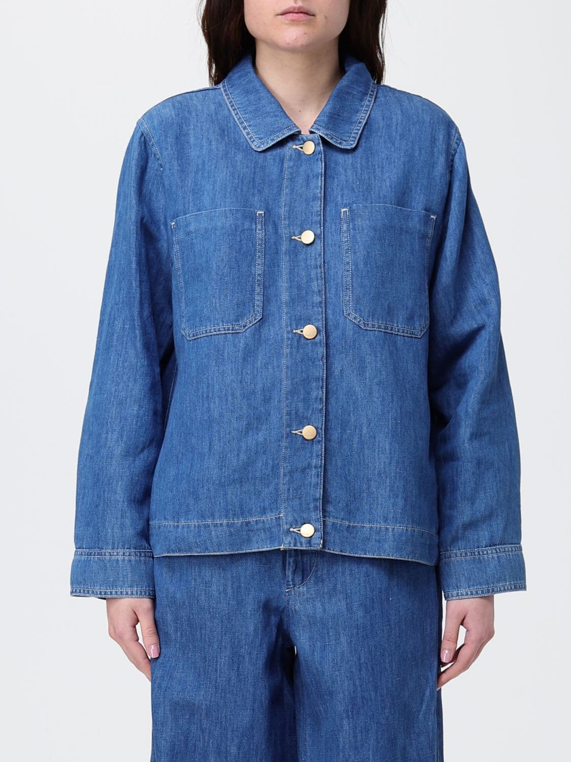 's Max Mara Cotton Denim Shirt