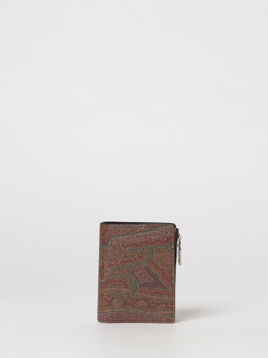 Etro Coated Cotton Paisley Print Wallet