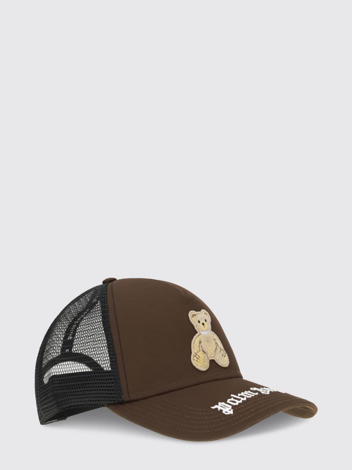 Palm Angels Teddy Cotton and Mesh Nylon Hat