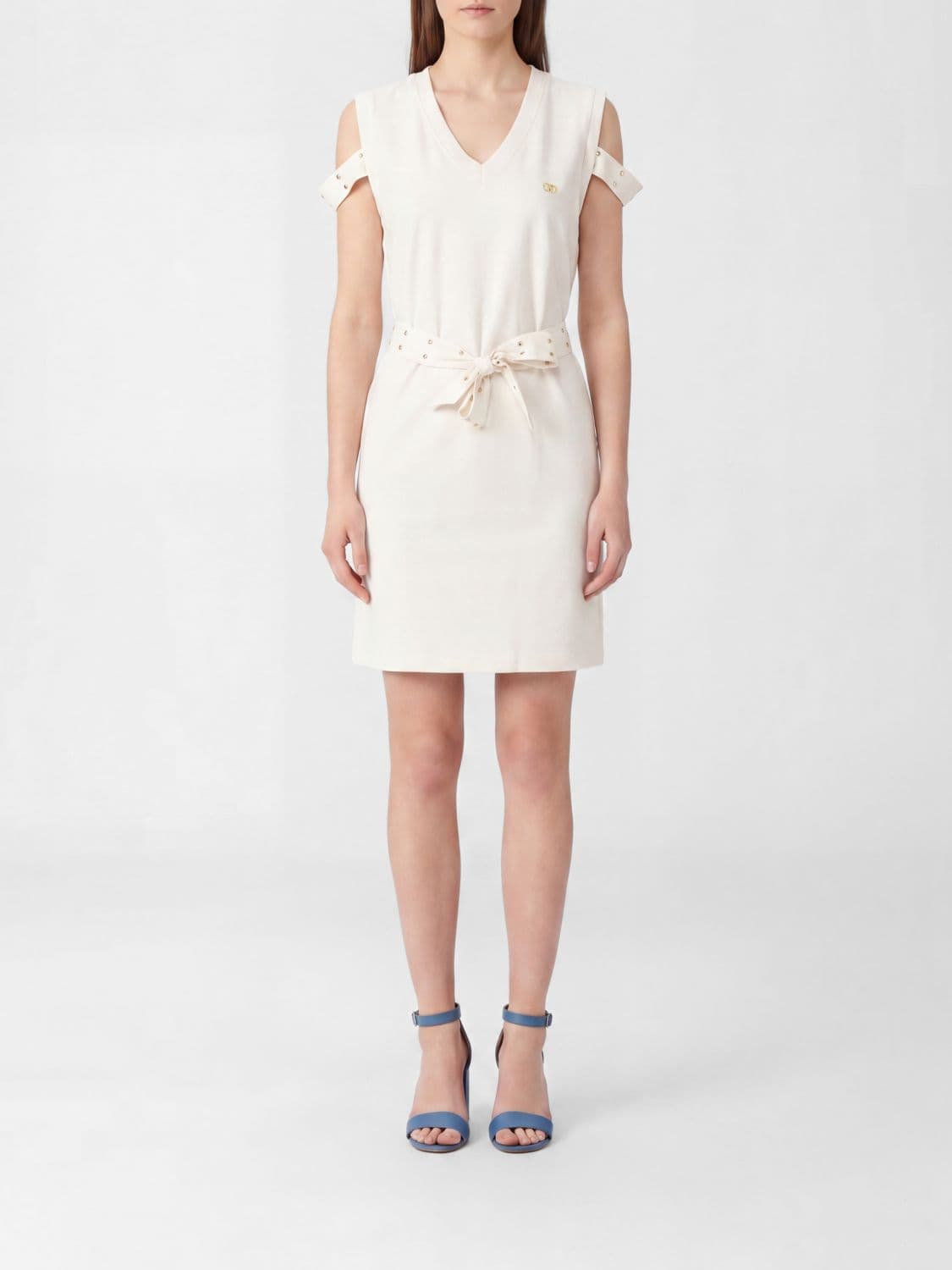 Liu Jo Polyester Dress with Eyelets