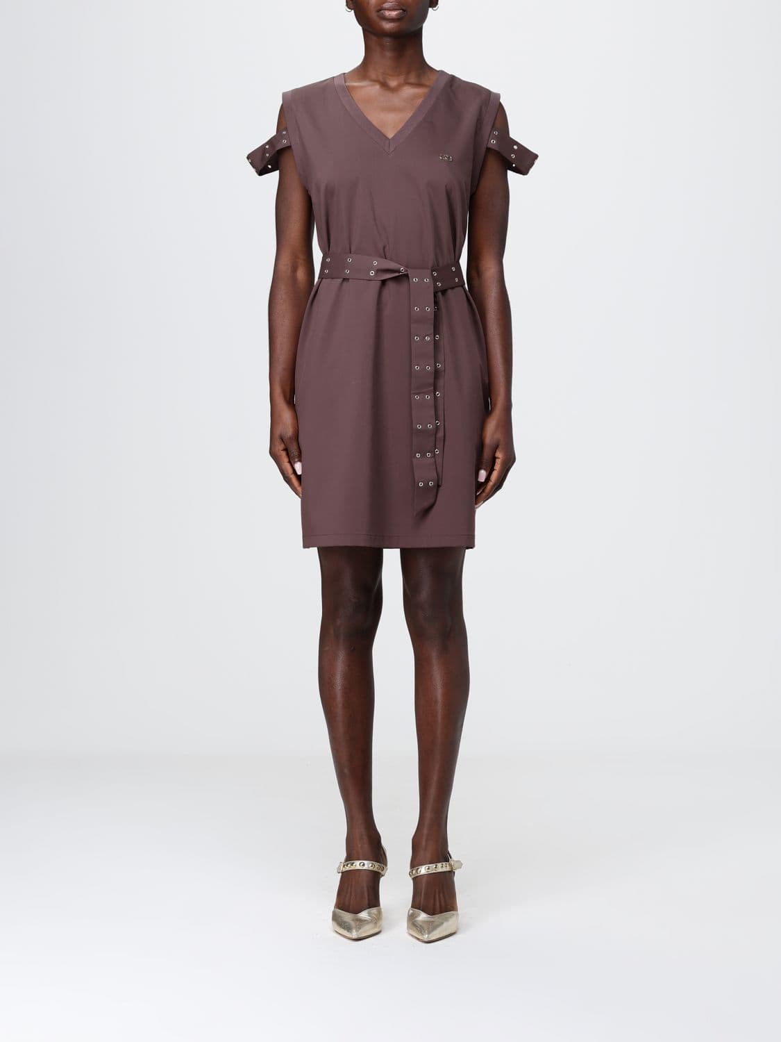 Liu Jo Polyester Dress with Eyelets