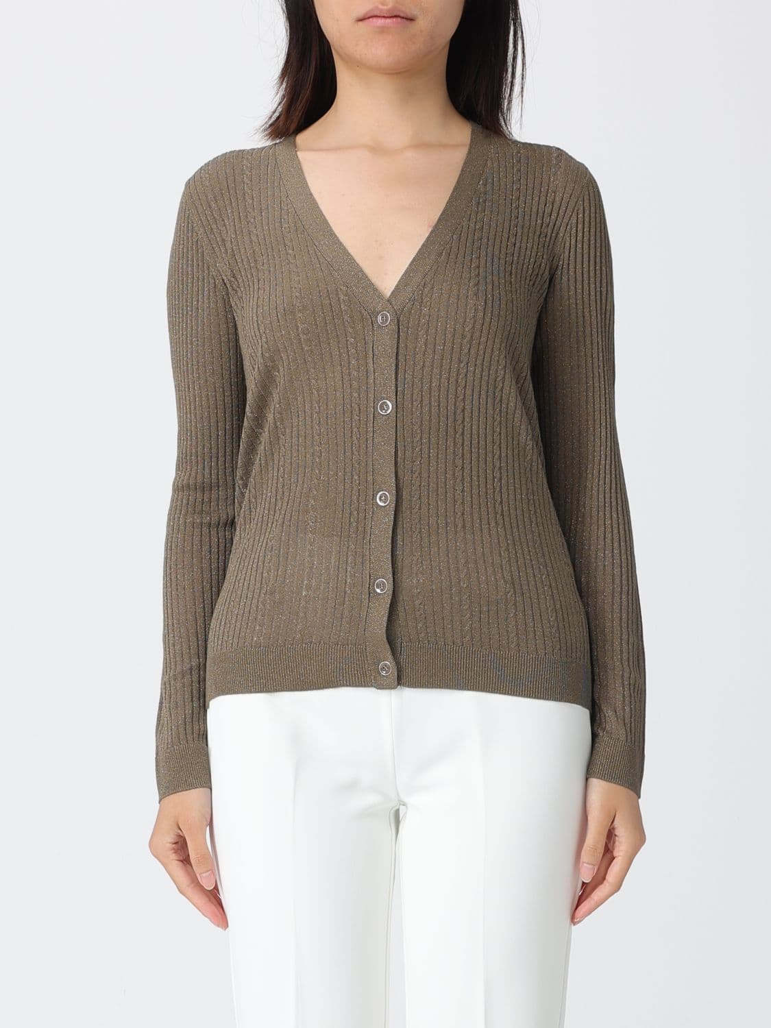 Liu Jo Viscose Knit Polo Shirt · M
