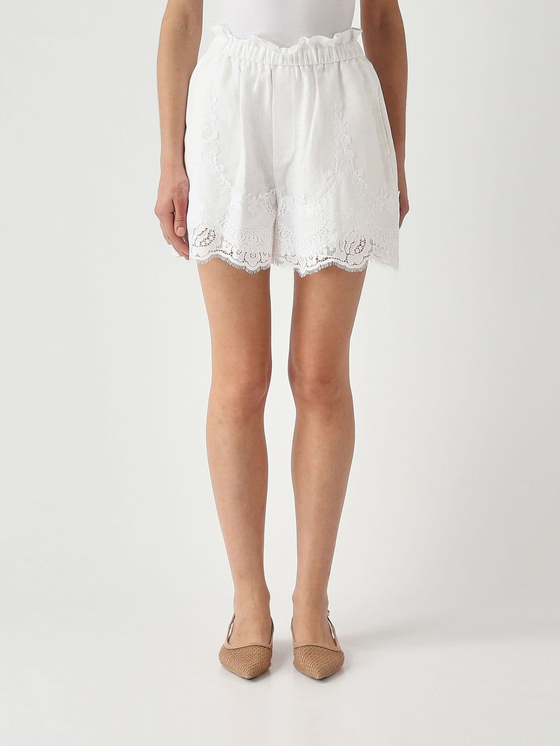 Twinset Linen Shorts