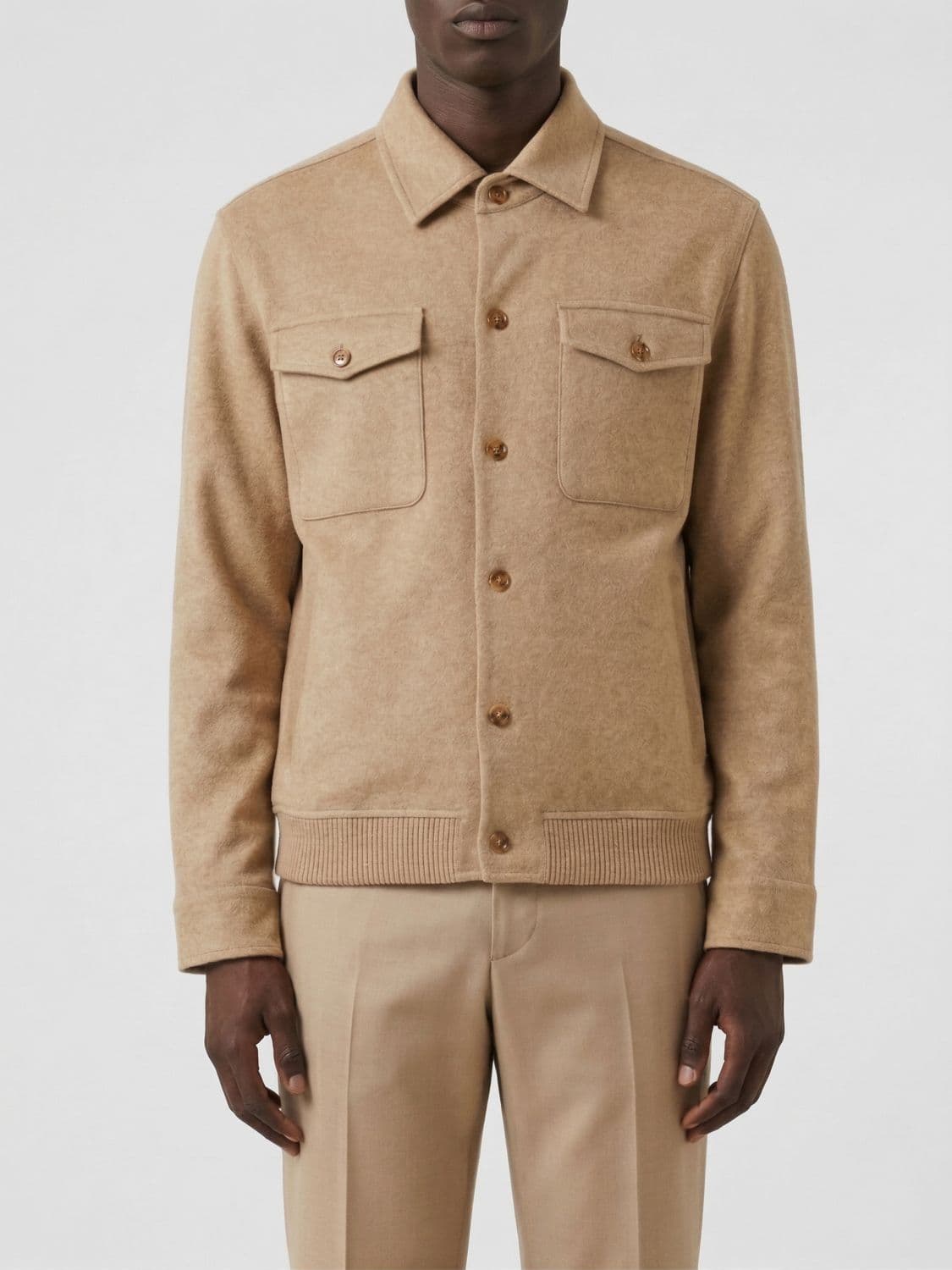 Lardini Cotton Shirt Jacket