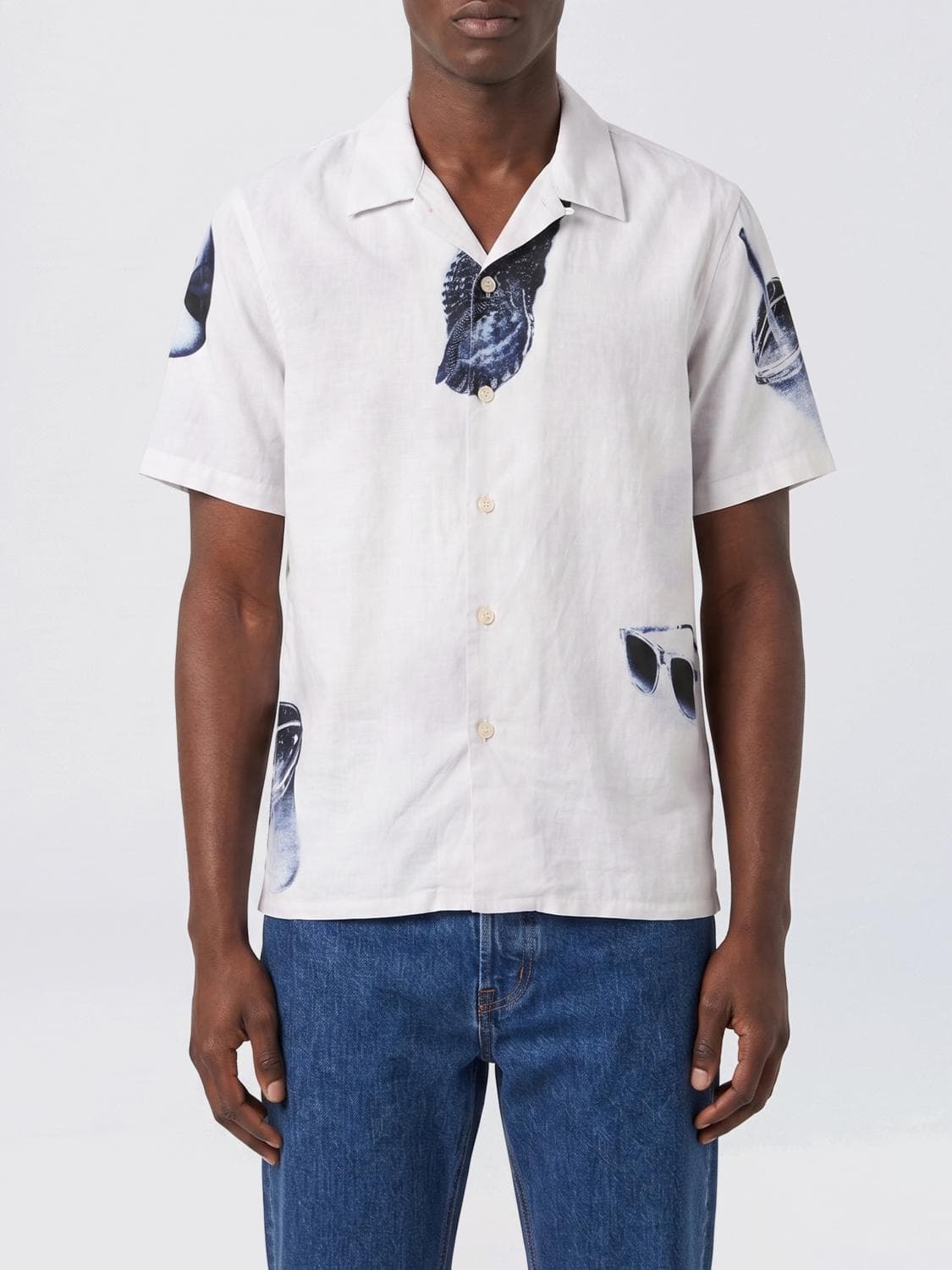 Paul Smith Printed Cotton Shirt