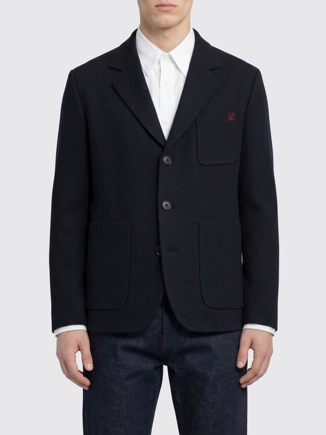 Loewe Wool Single-breasted Blazer