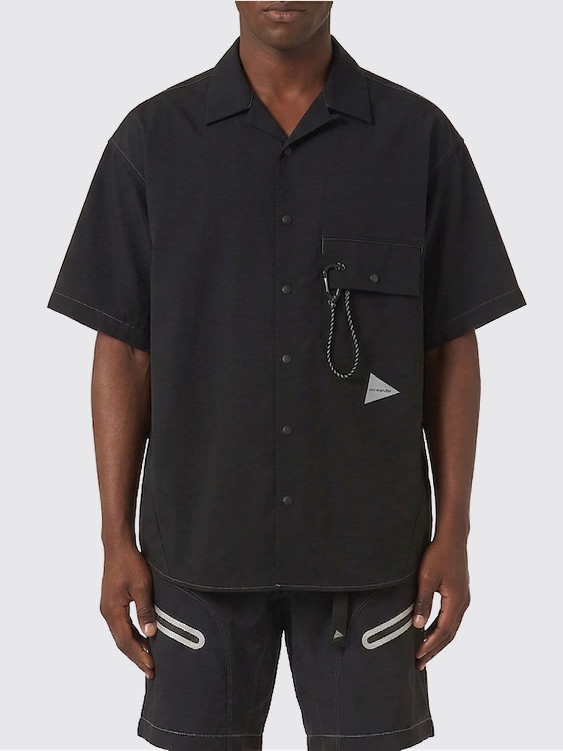 And Wander Polyester Shirt · S