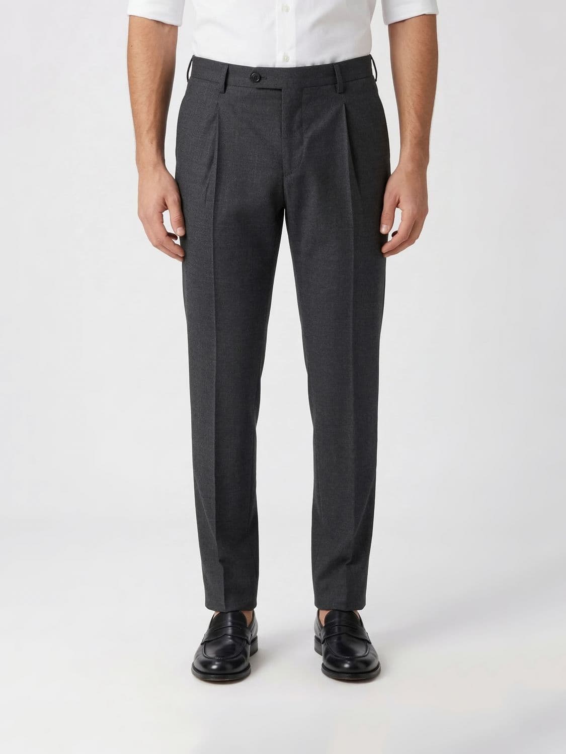 Pt Torino Stretch Cotton Tailored Trousers