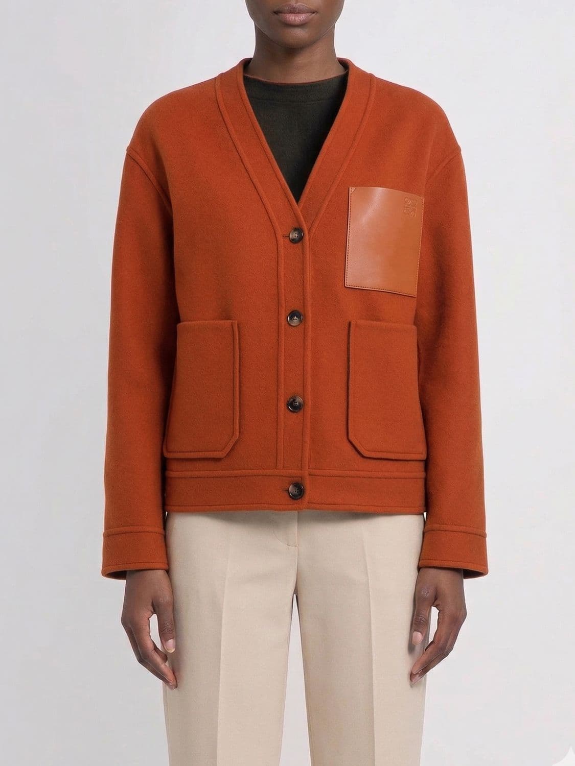 Loewe Wool and Cashmere Cardigan · 36