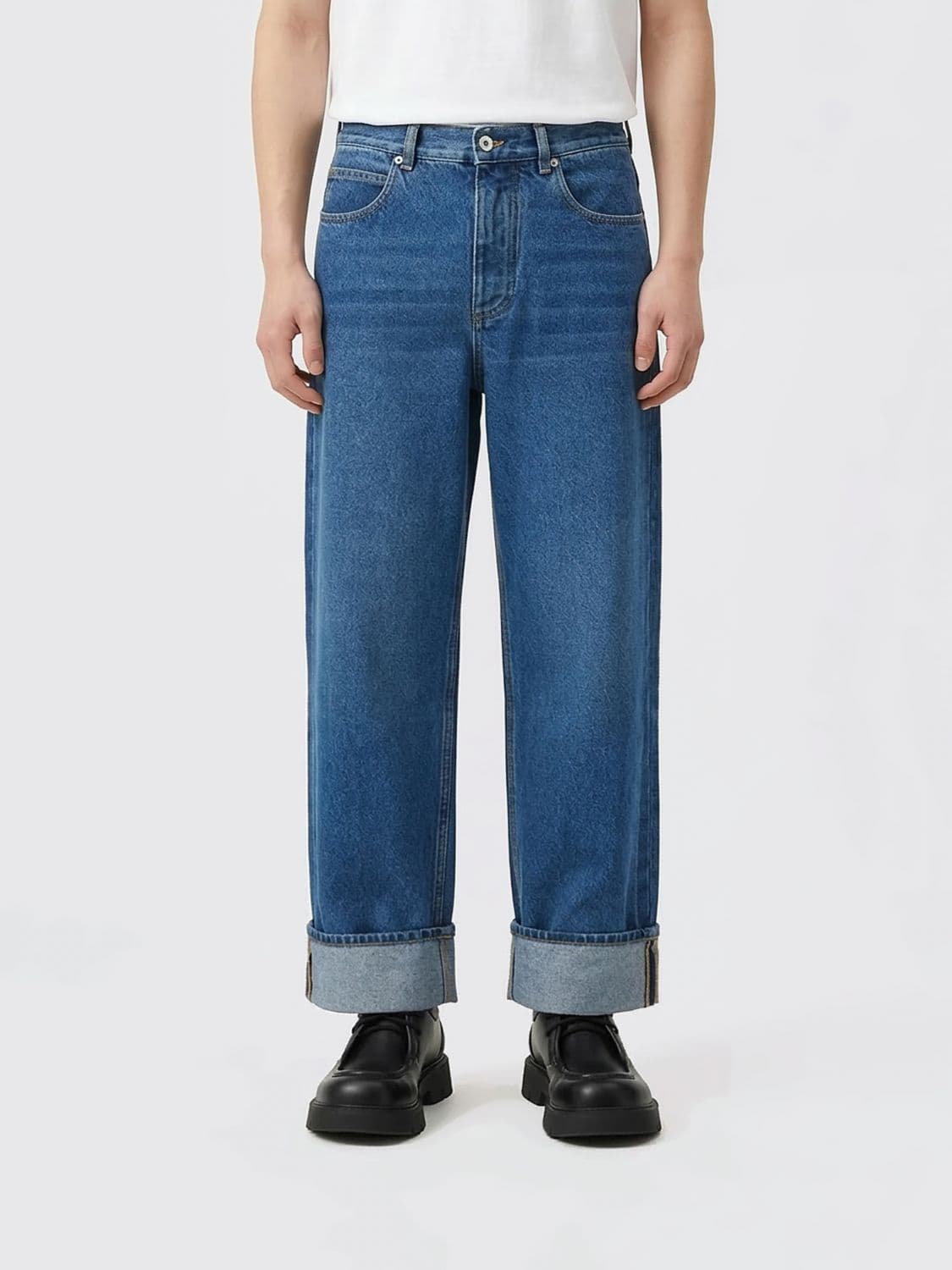 Bottega Veneta Wide Leg Denim Jeans