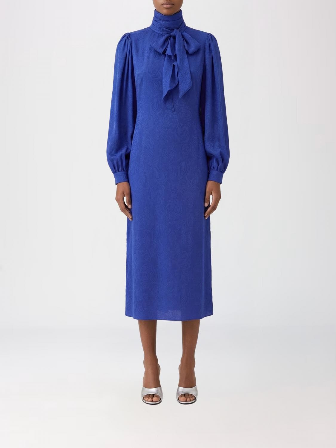 Gucci Silk Sash Dress · 42