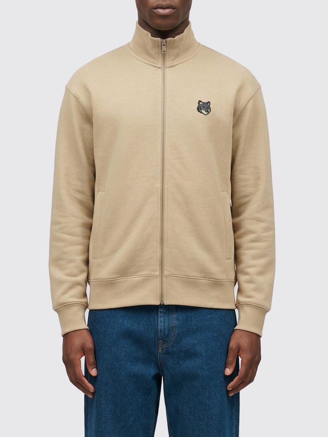 Maison Kitsuné Organic Cotton Sweatshirt with Logo
