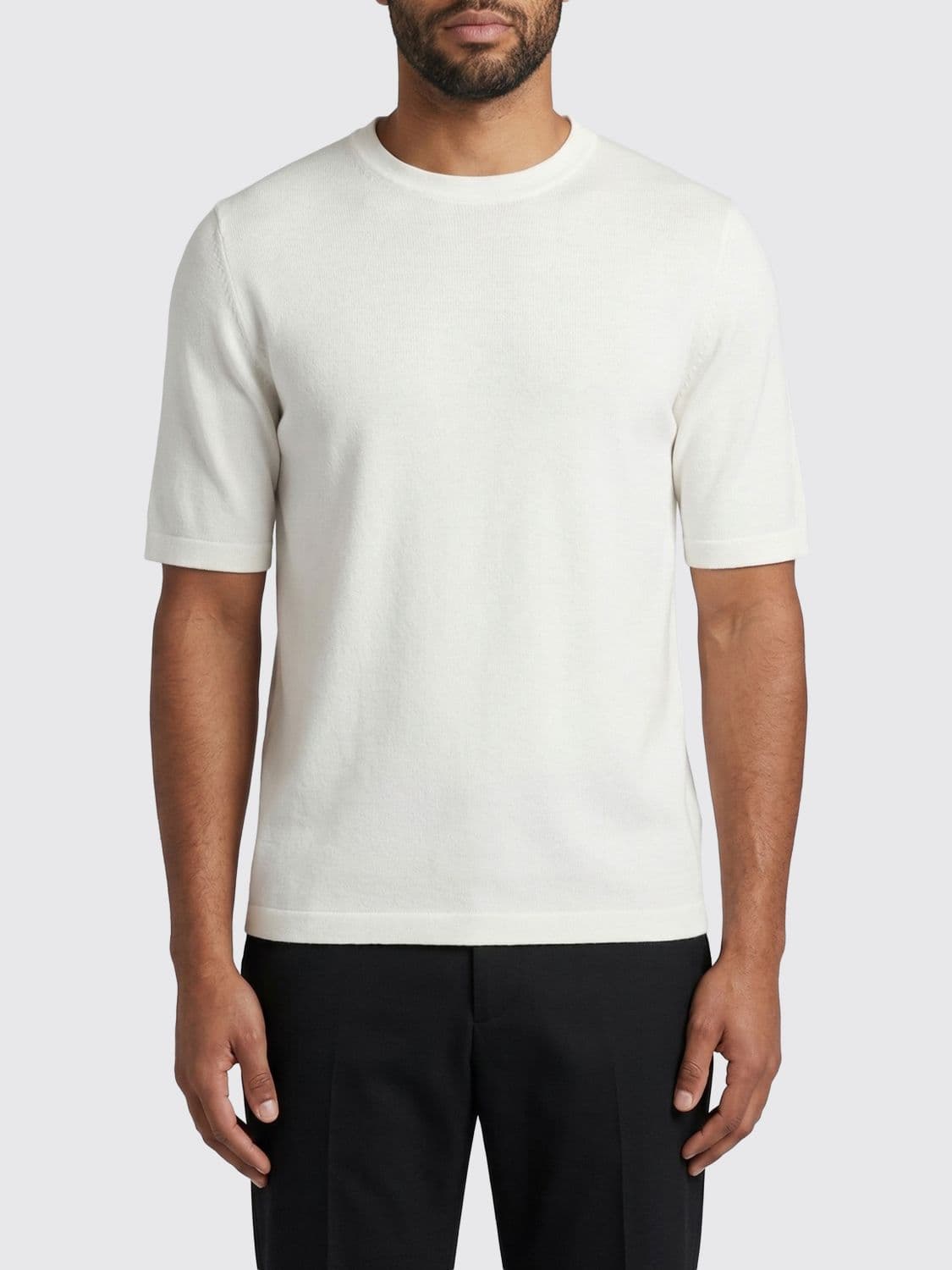 Lardini Cotton and Linen T-Shirt