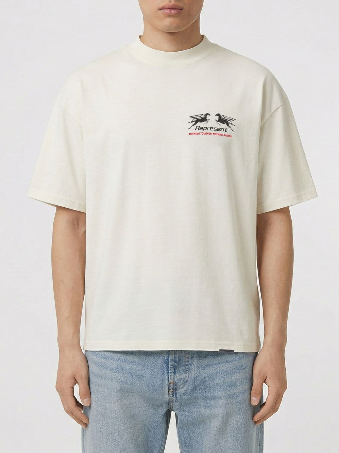 Represent Printed Cotton T-Shirt