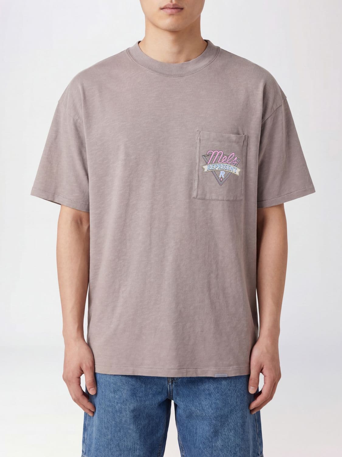 Represent Mel's Diner x Cotton T-Shirt with Graphic Print