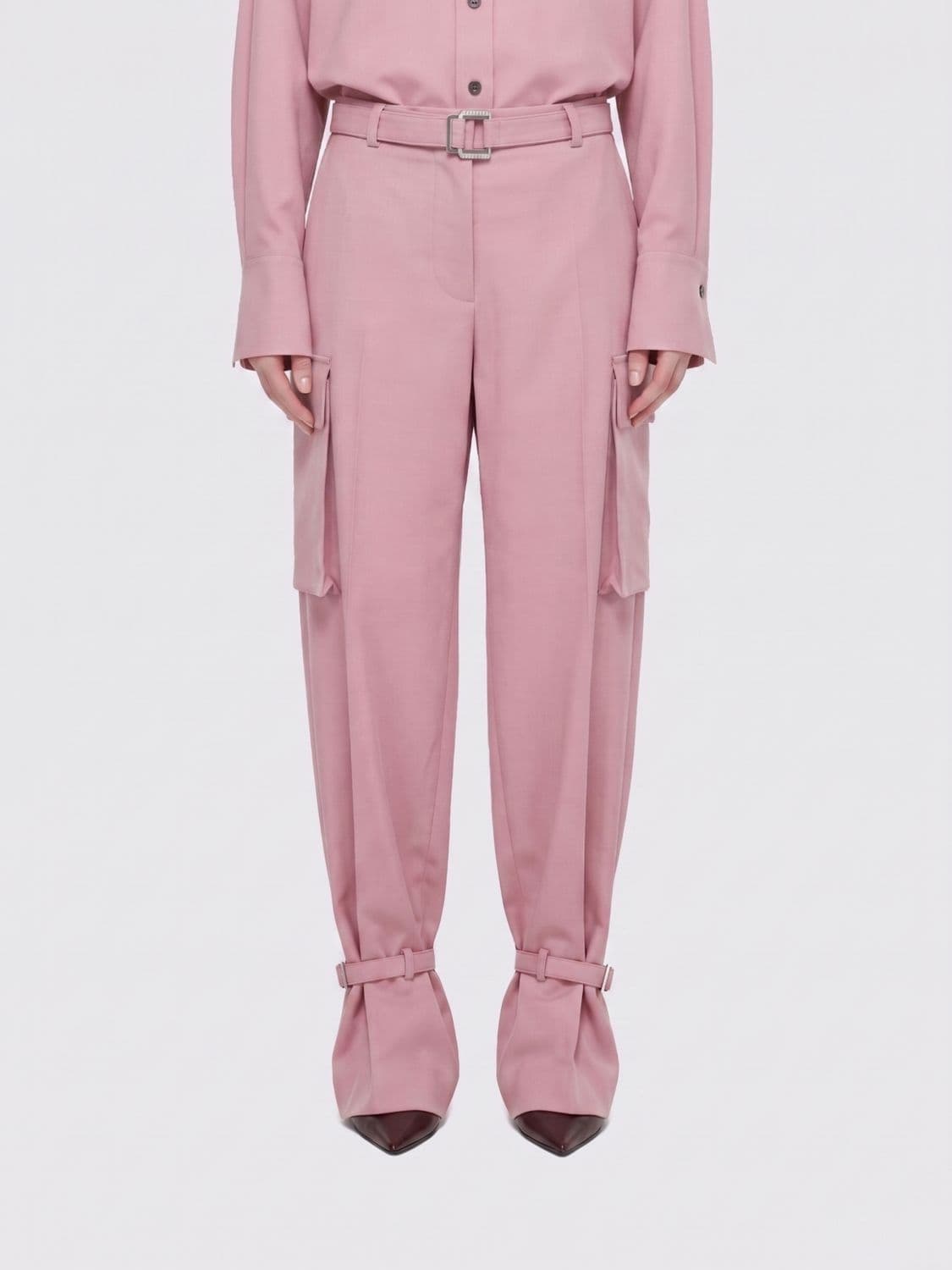 The Attico Wool Cargo Trousers
