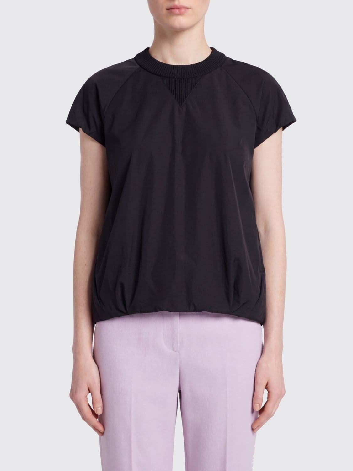 Sacai Polyester and Cotton Crew-Neck Jumper