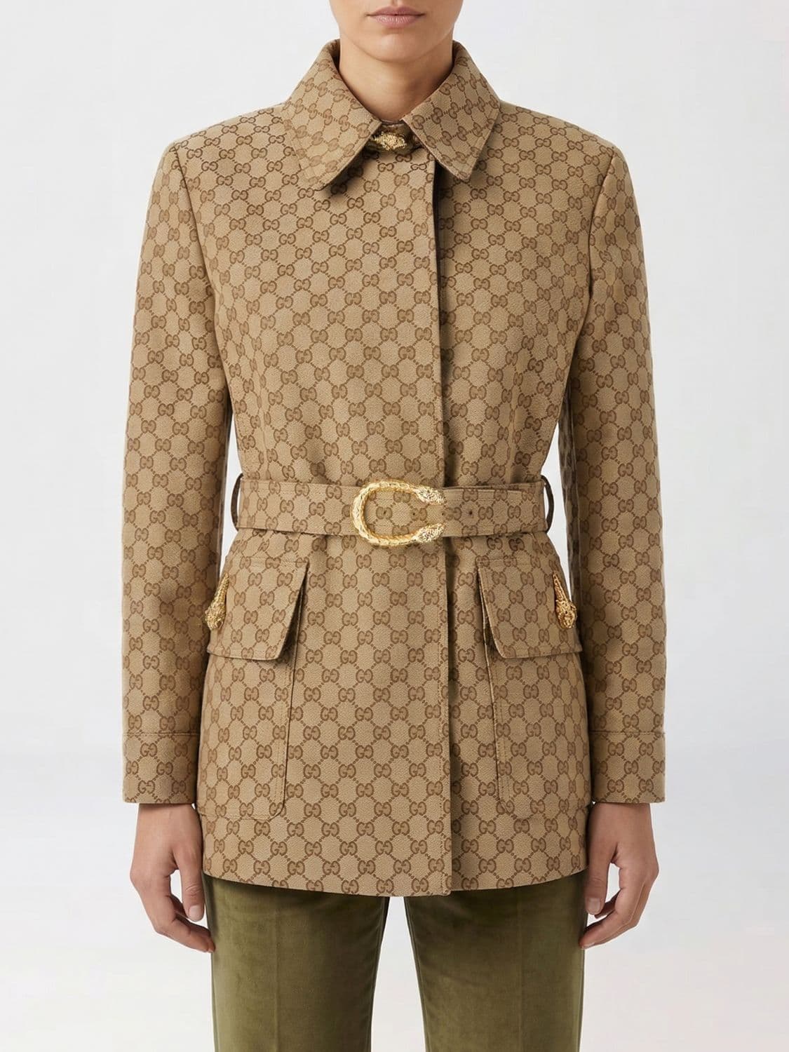 Gucci GG Cotton Blend Jacket