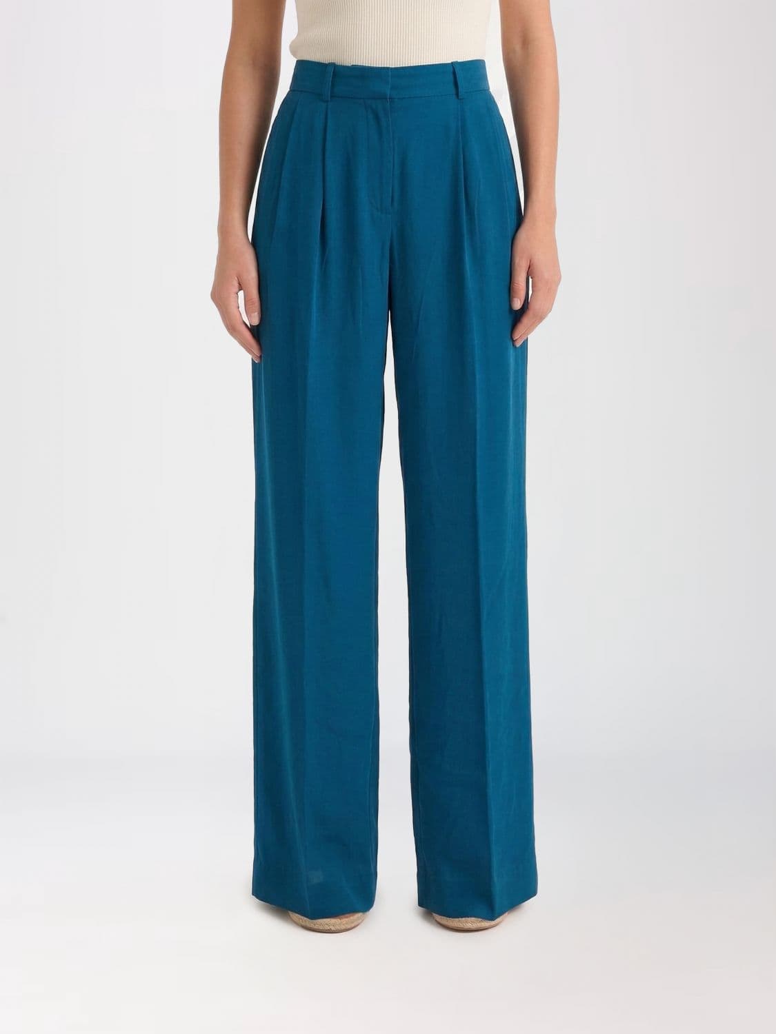 Michael Kors Palazzo Trousers in Recycled Fabric