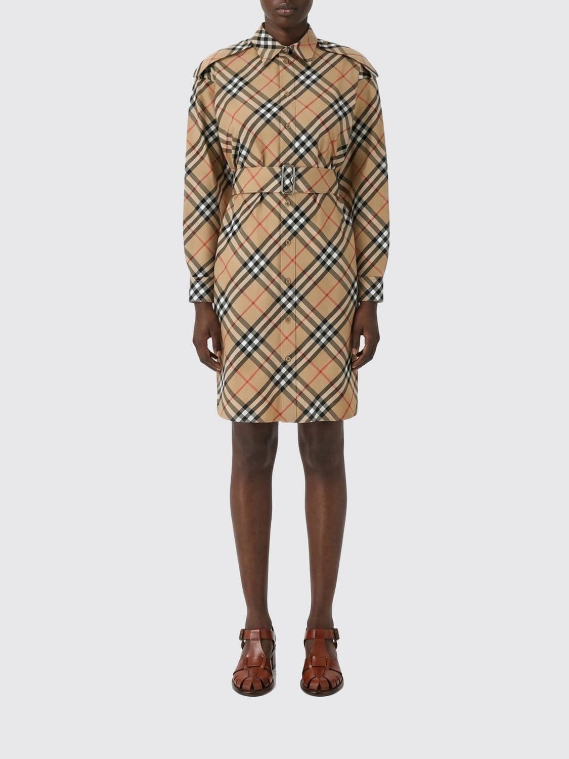 Burberry Check Cotton Shirtdress · 4