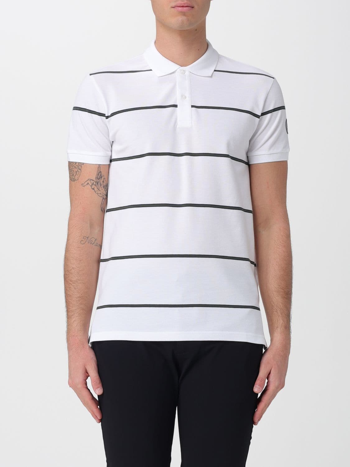 Colmar Striped Cotton Polo Shirt