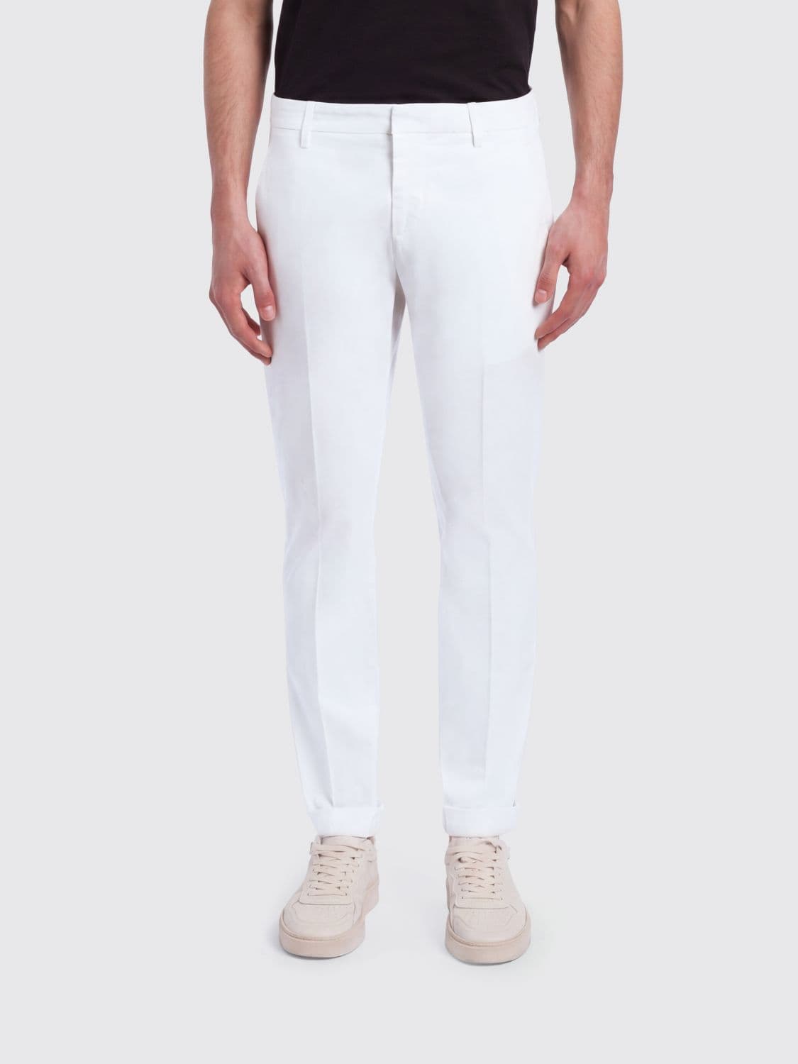 Dondup Stretch Cotton Chino Trousers