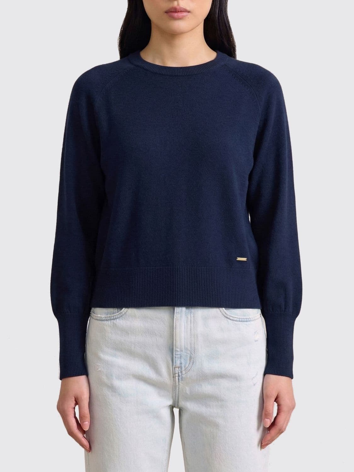 Woolrich Cotton Blend Crew-Neck Sweater