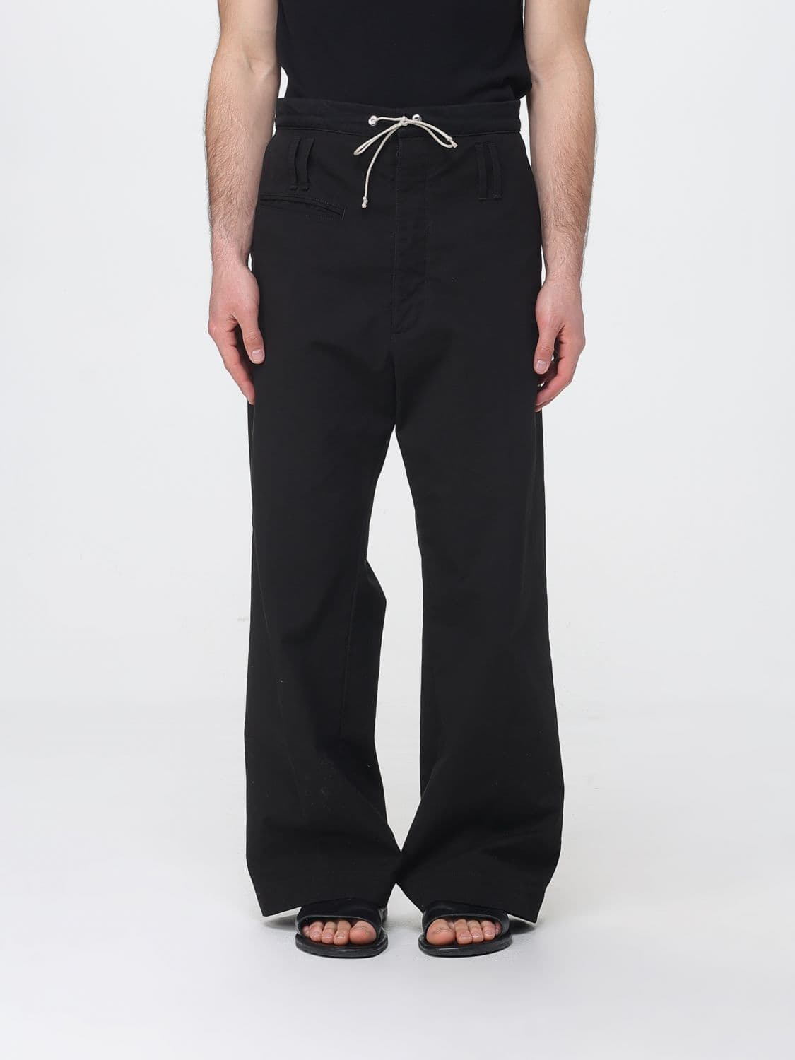 Namacheko Cotton Drawstring Wide-Leg Trousers