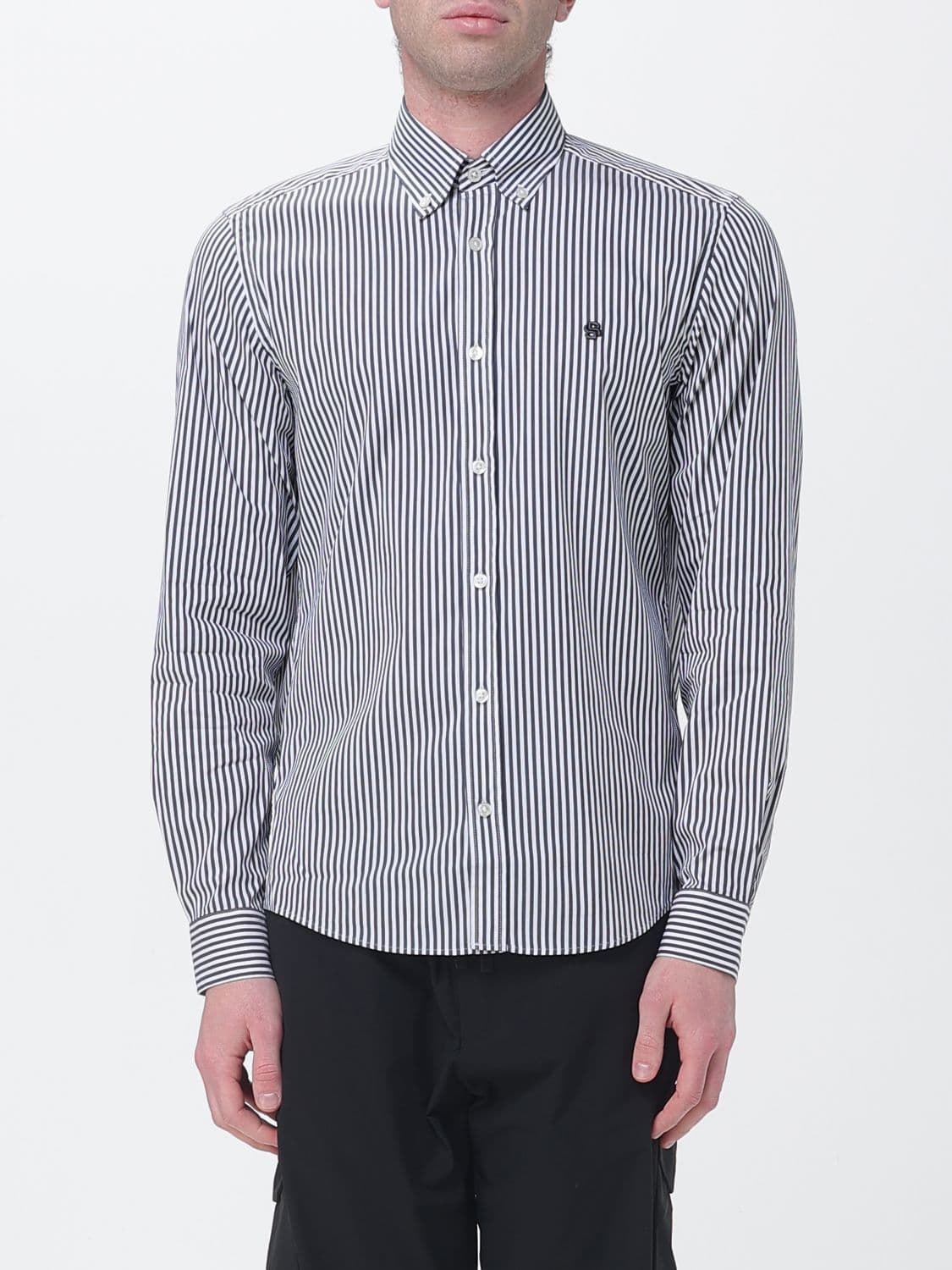 Boss Striped Cotton Shirt