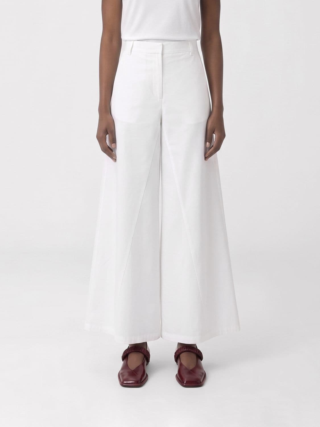 Federica Tosi Poplin Wide-Leg Trousers