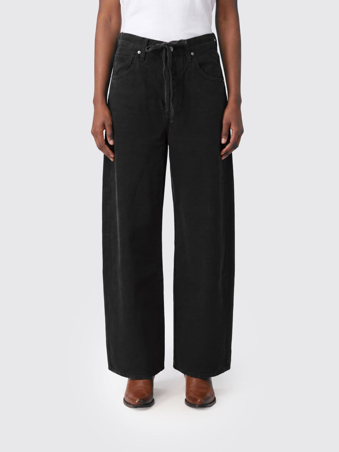 Citizens Of Humanity Wide Cotton Denim Jeans