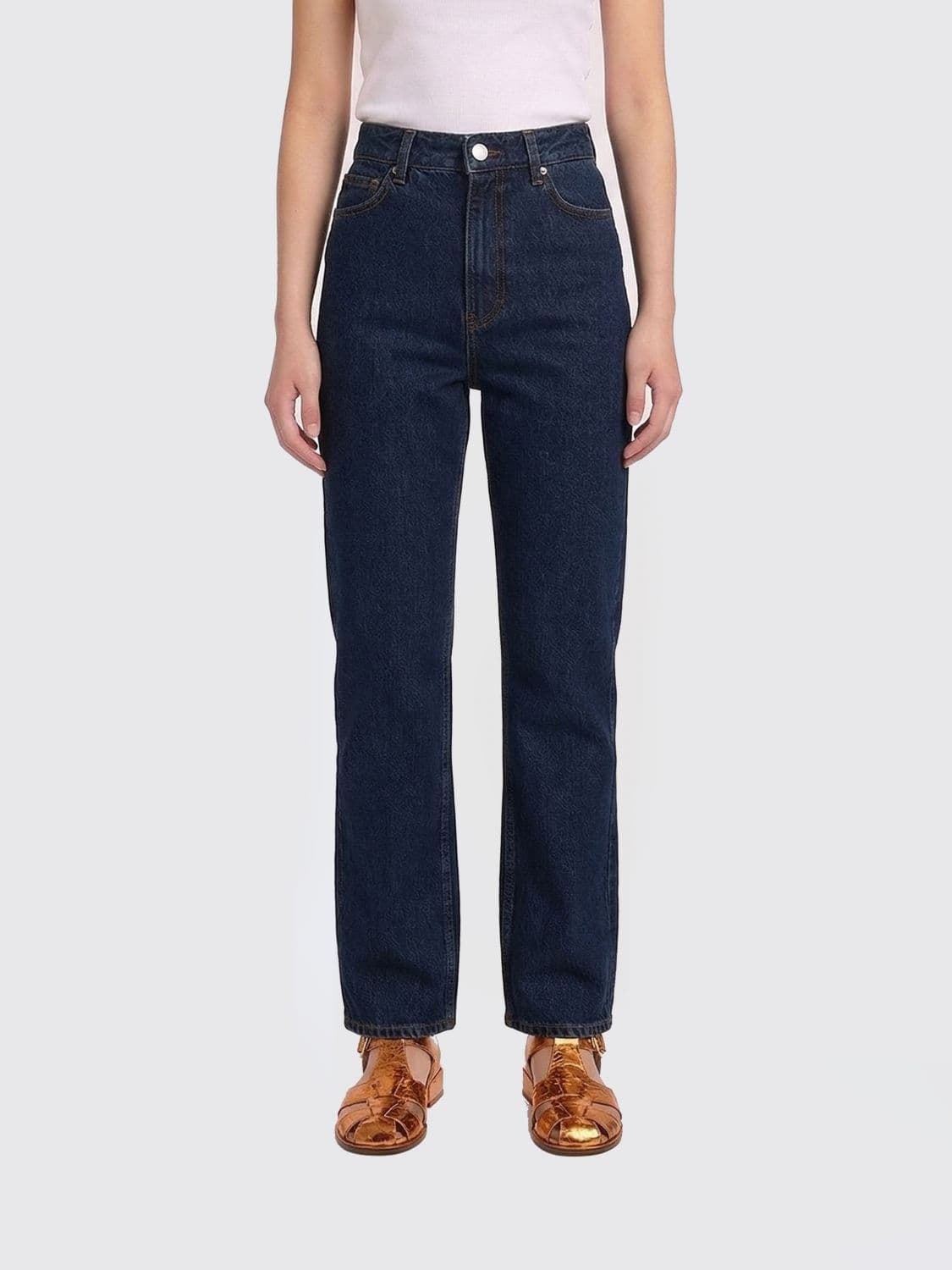 Toteme Cotton Denim Slim Fit Jeans