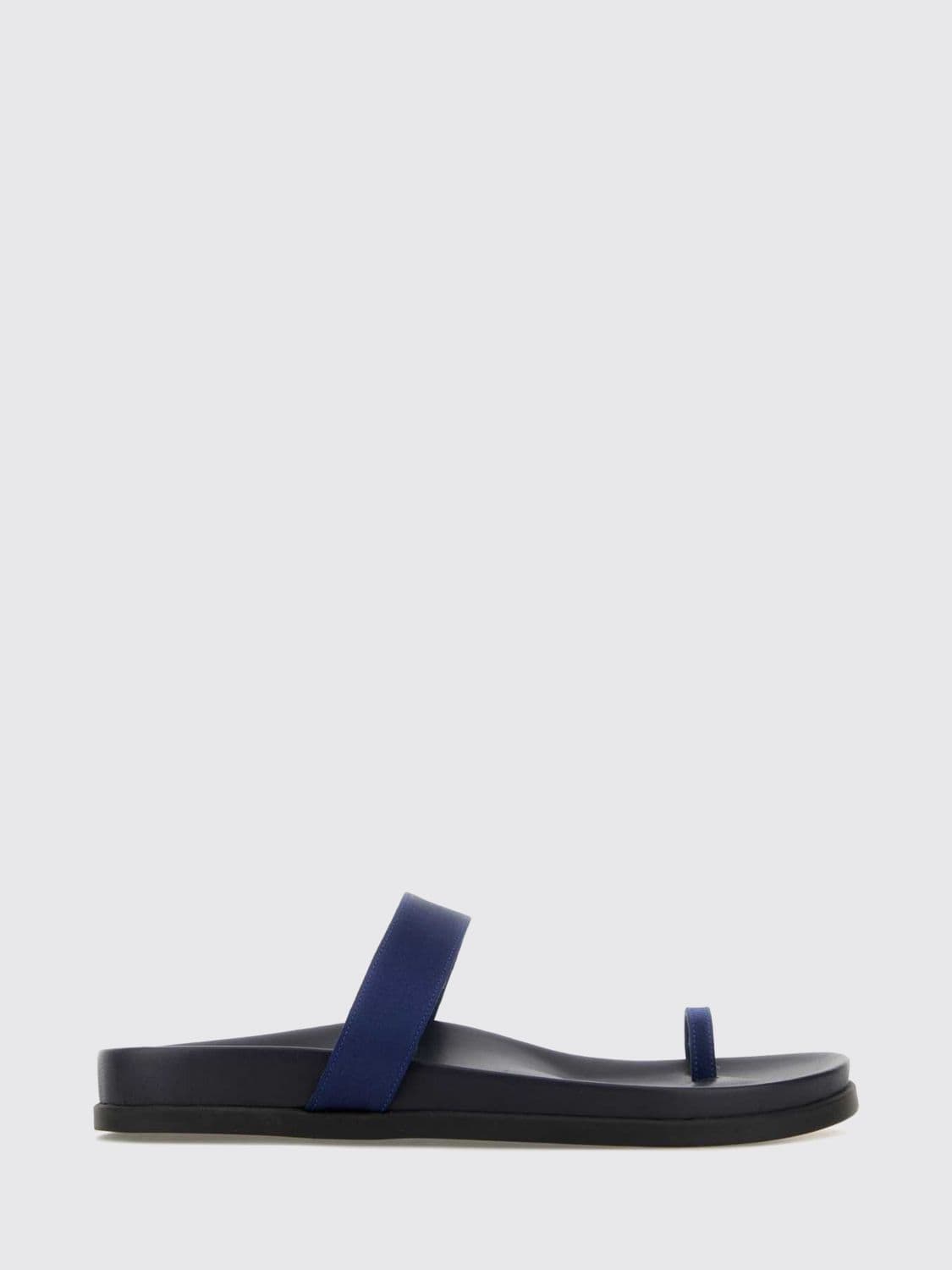 Ancient Greek Heeled Sandal Woman color Navy