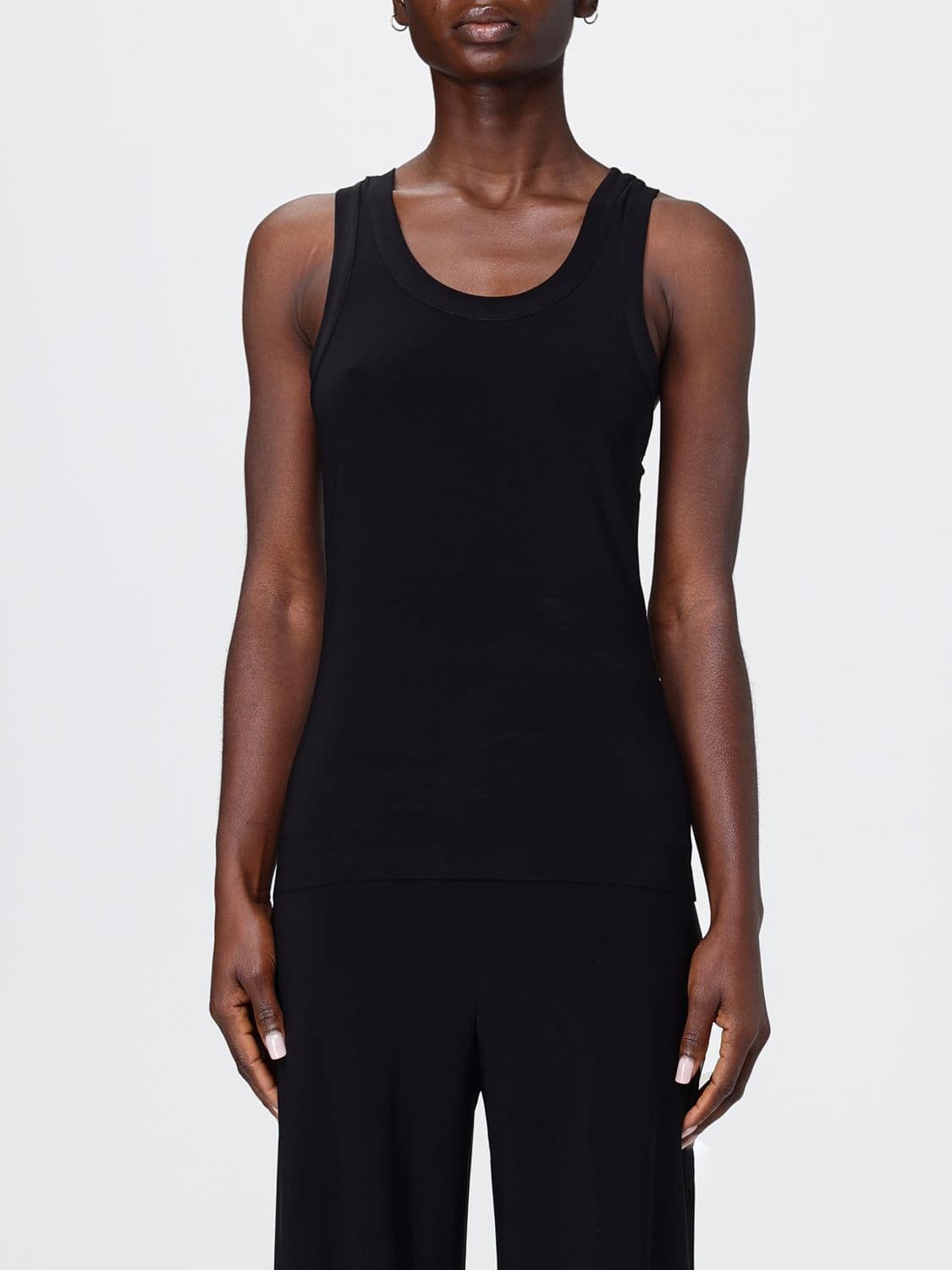 Norma Kamali Basic Cotton Tank Top