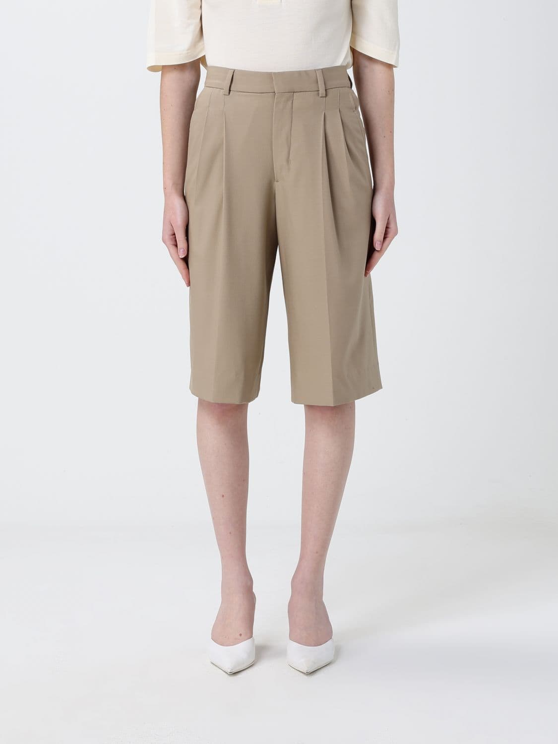 Ami Paris Virgin Wool Shorts