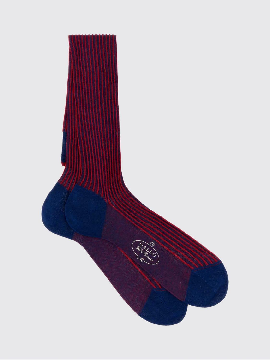 Gallo Ribbed Lisle Cotton Socks