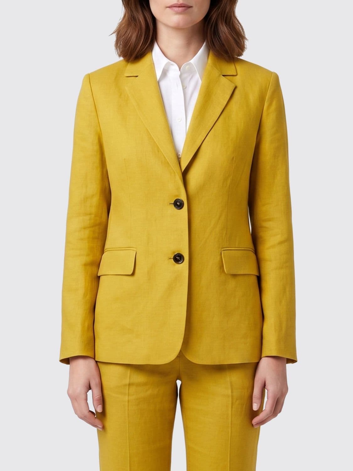 's Max Mara Linen Single-Breasted Blazer