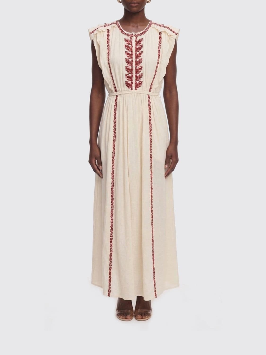 Isabel Marant Etoile Liviane Embroidered Cotton Dress · 40