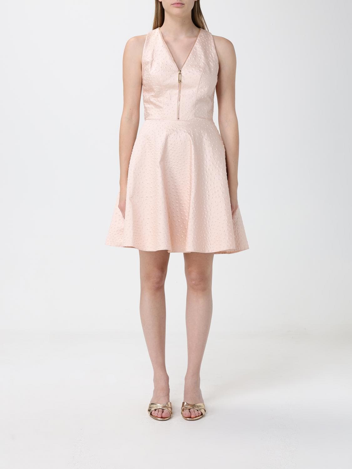 Elisabetta Franchi Textured Taffeta Dress