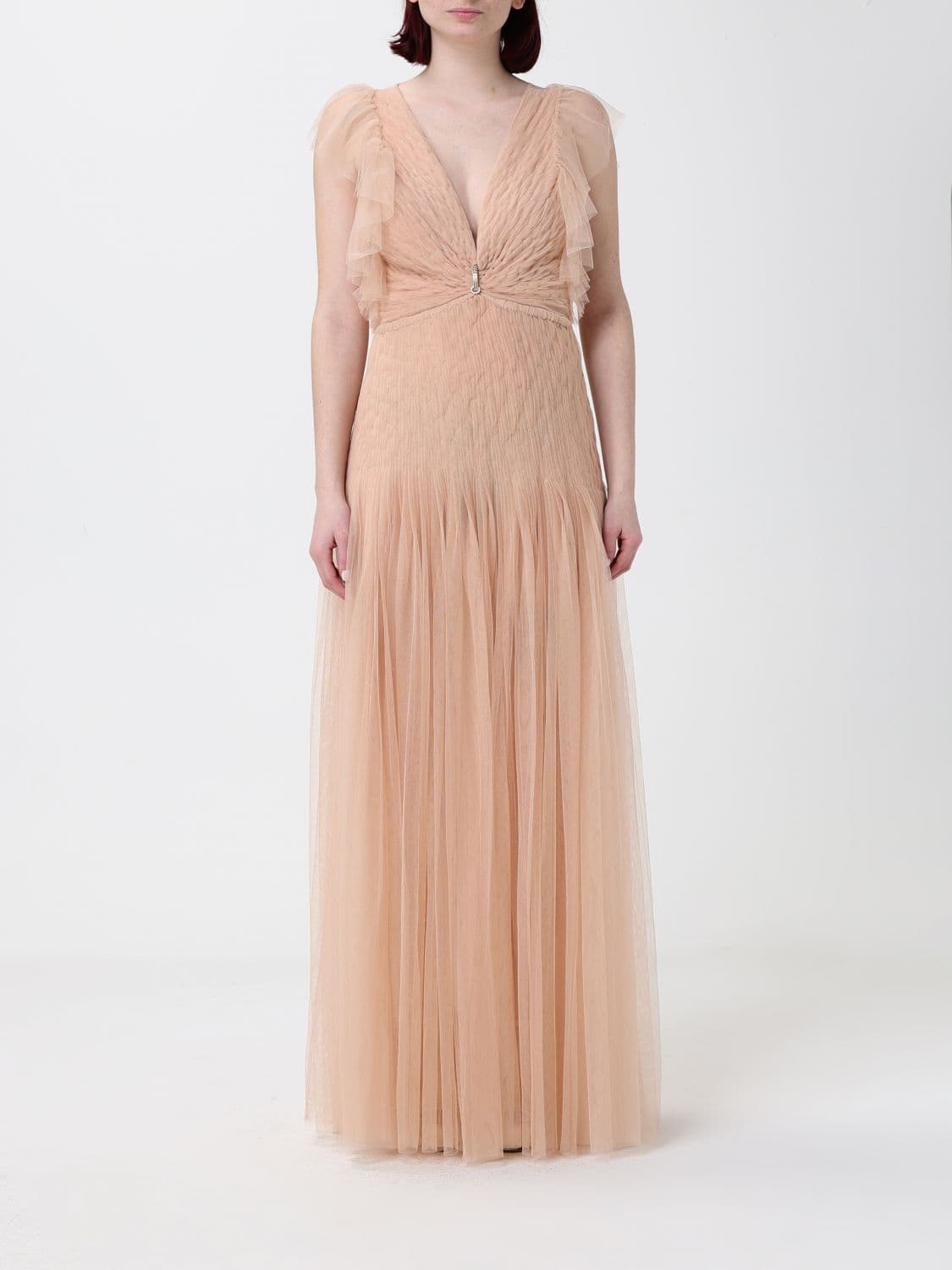 Elisabetta Franchi Long Tulle Dress