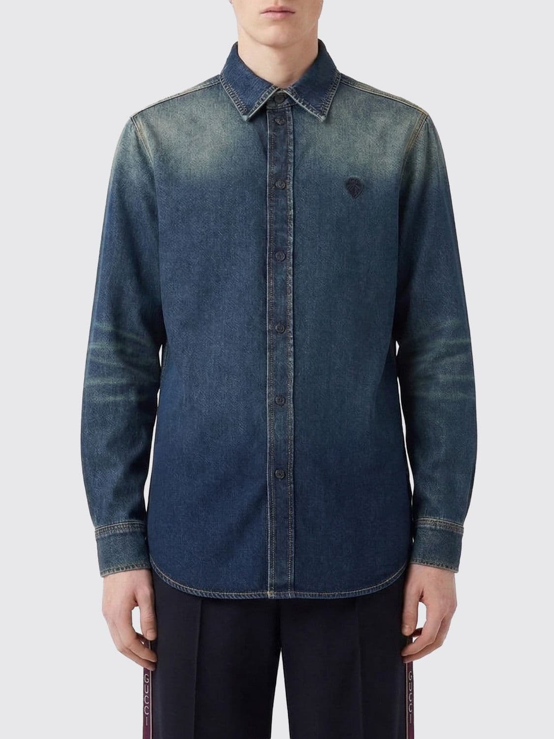 Gucci Cotton Denim Shirt
