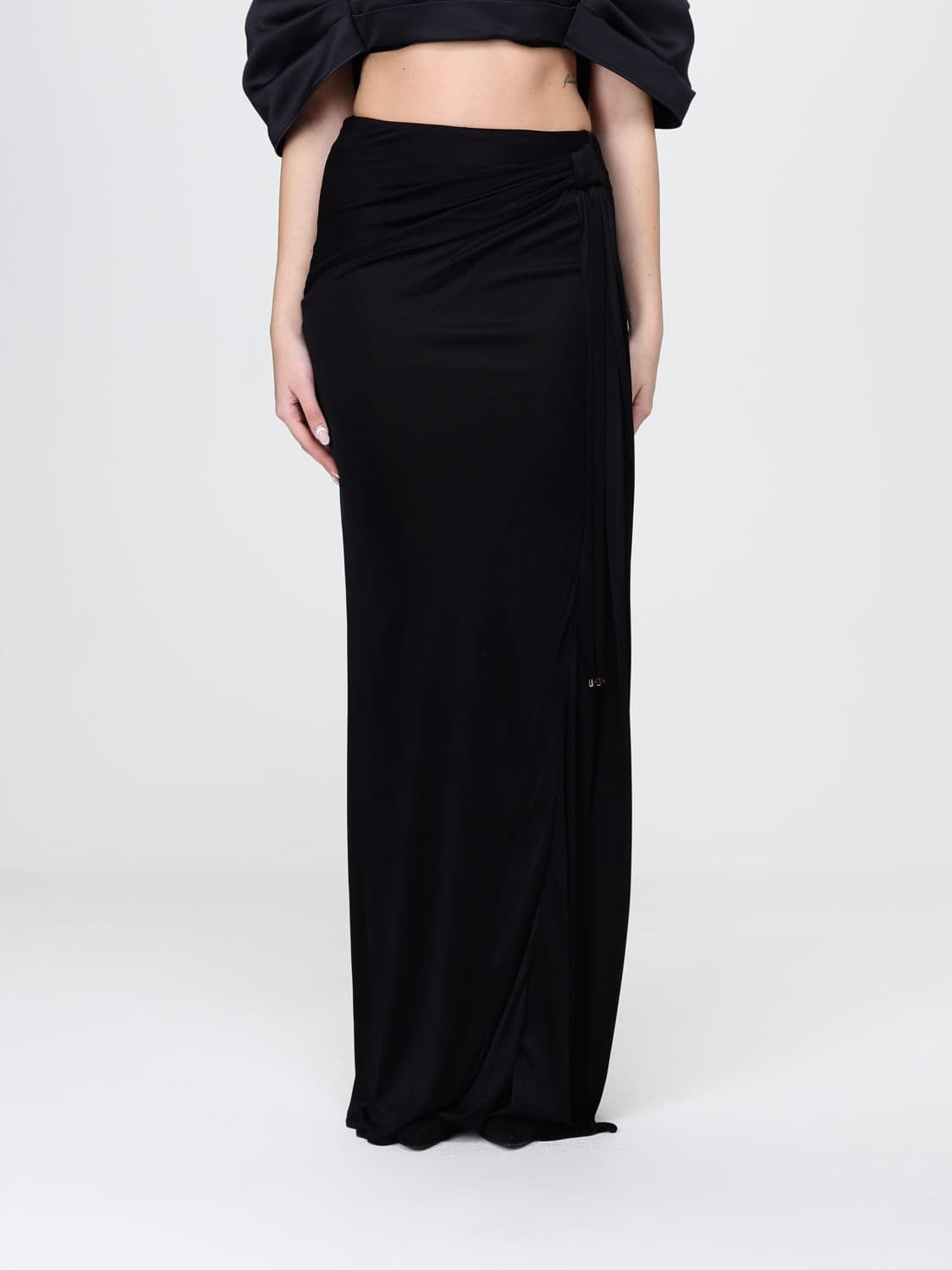 Elisabetta Franchi Viscose Long Skirt