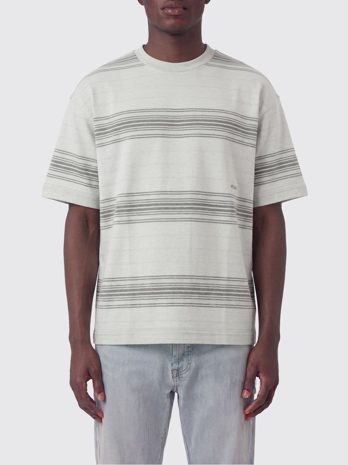 Nanamica Striped Cotton Blend T-shirt
