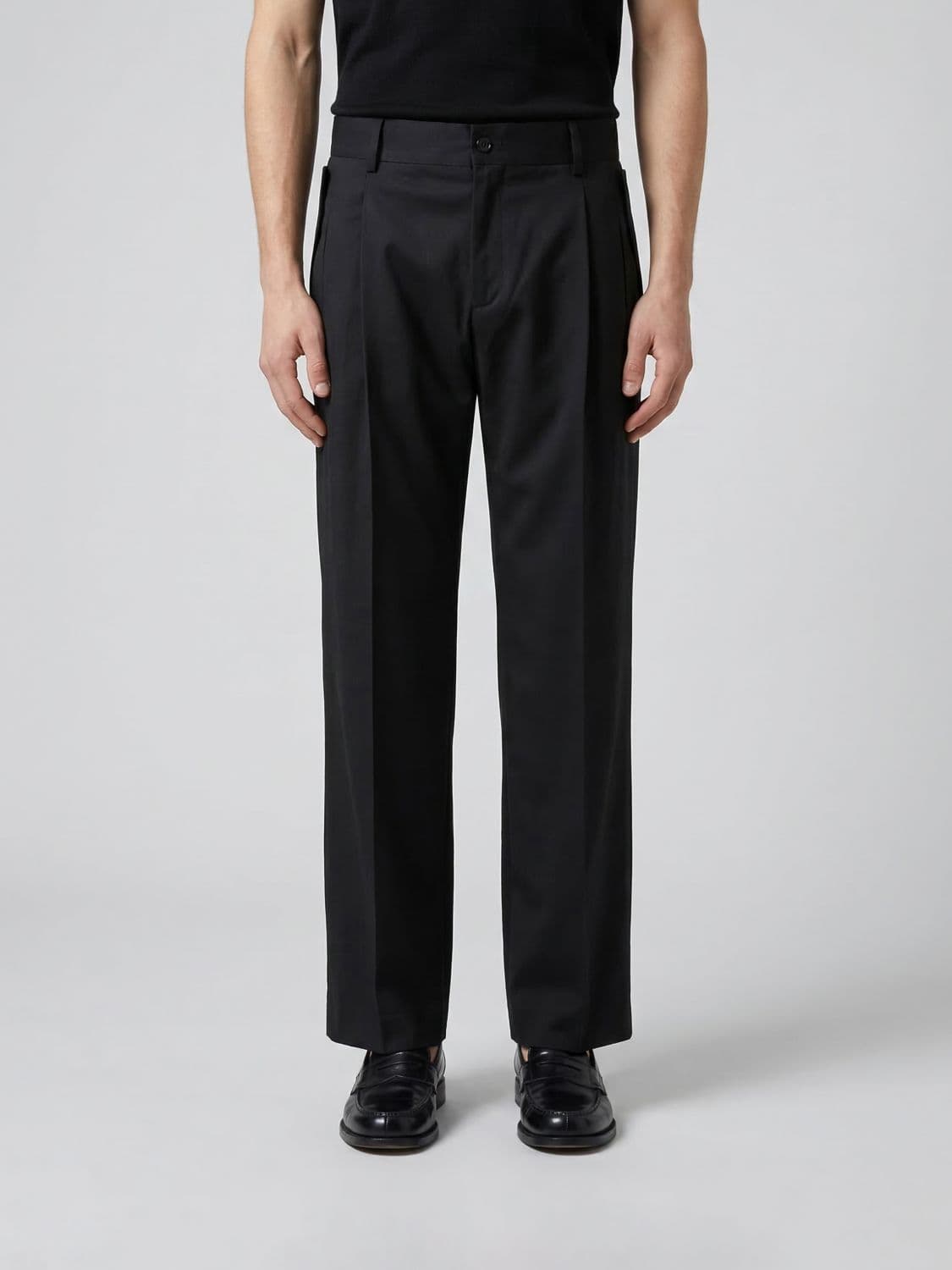 Dolce & Gabbana Cotton Gabardine Tailored Trousers