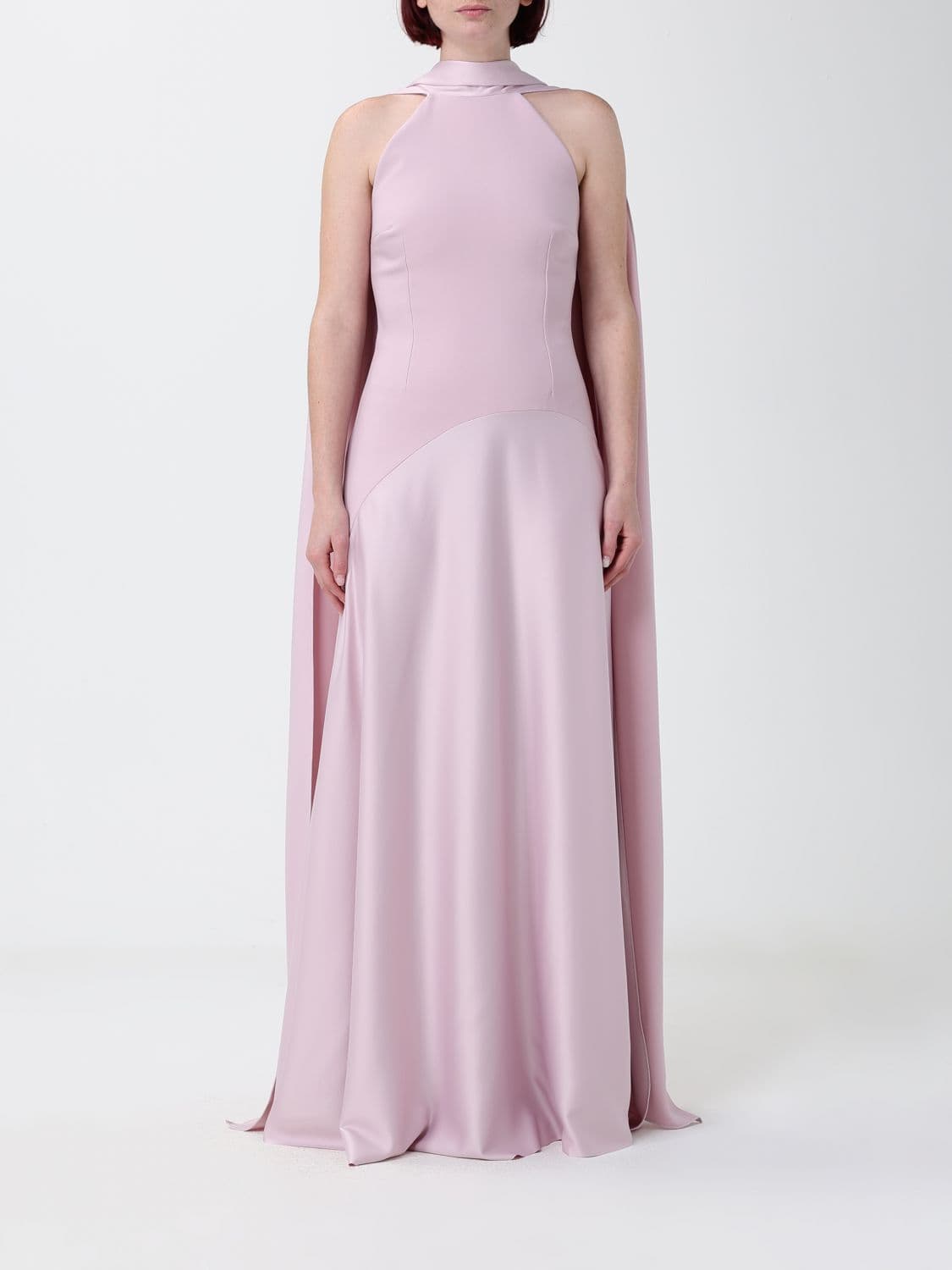 Solace London Elegant Crêpe Dress