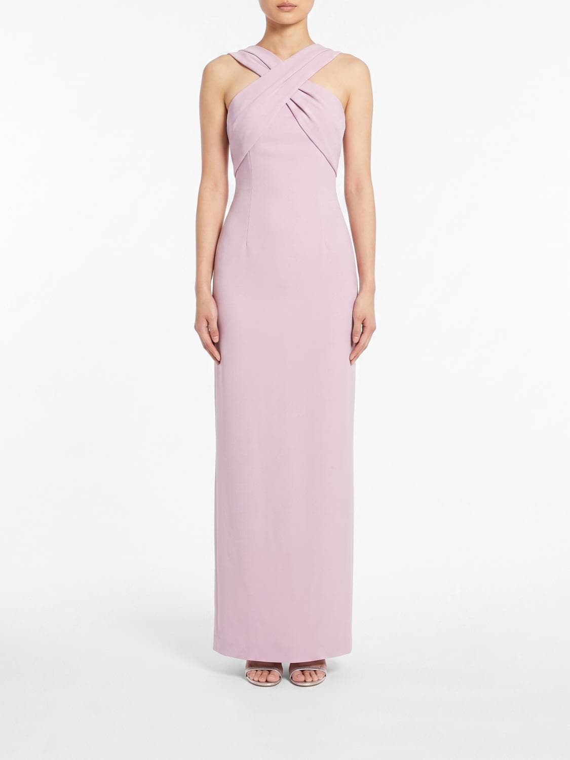 Solace London Long Crêpe Dress