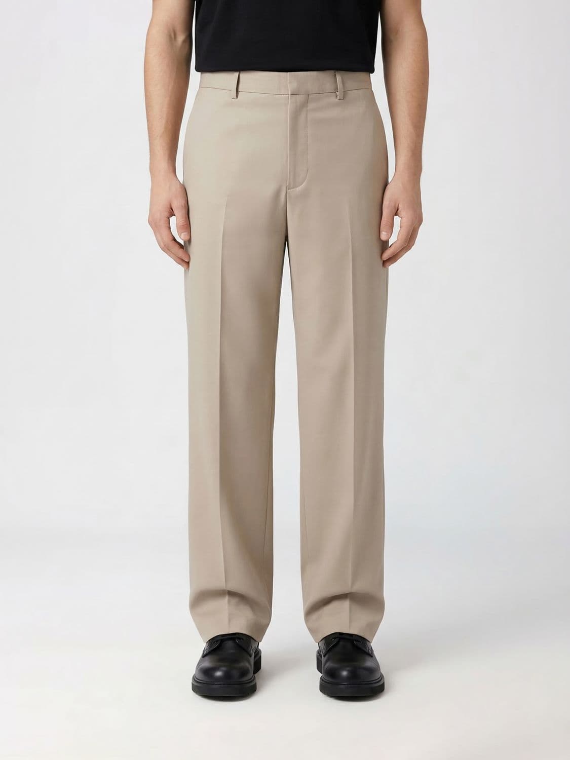 Tagliatore Wide Leg Tailored Trousers in Virgin Wool · 54