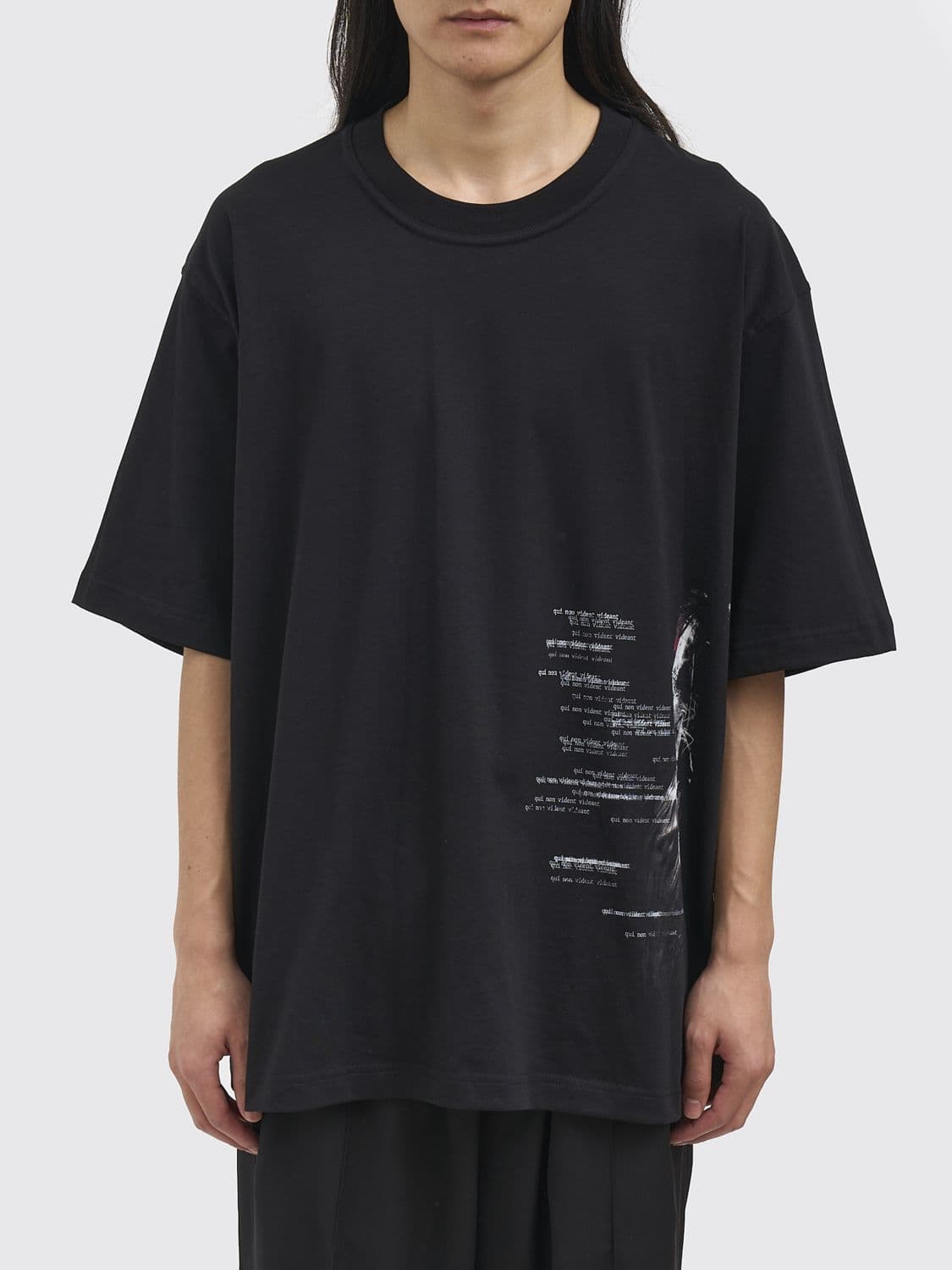 Isabel Benenato Printed Cotton Crew Neck T-shirt