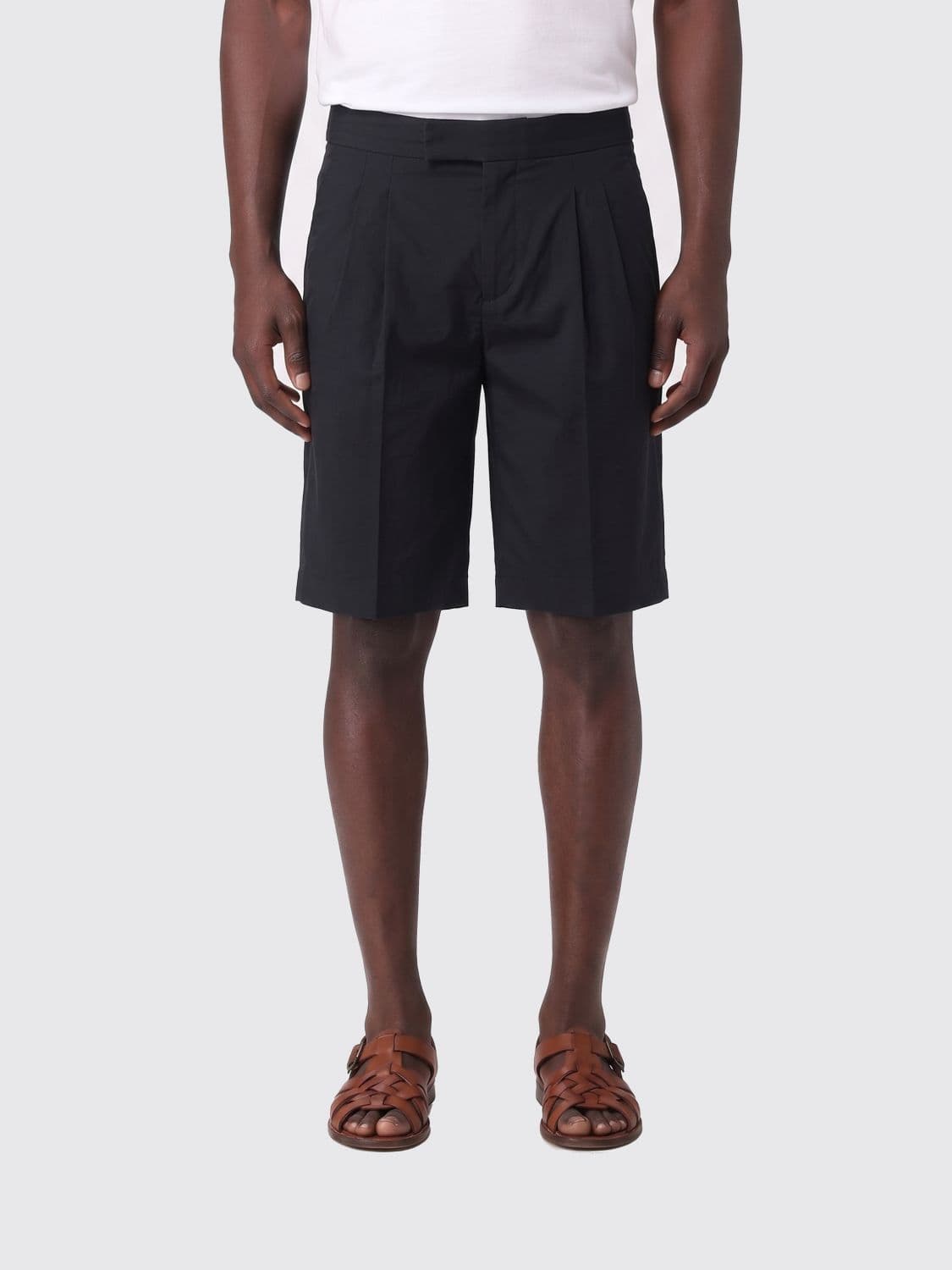 Pt Torino Tailored Cotton Shorts · 46