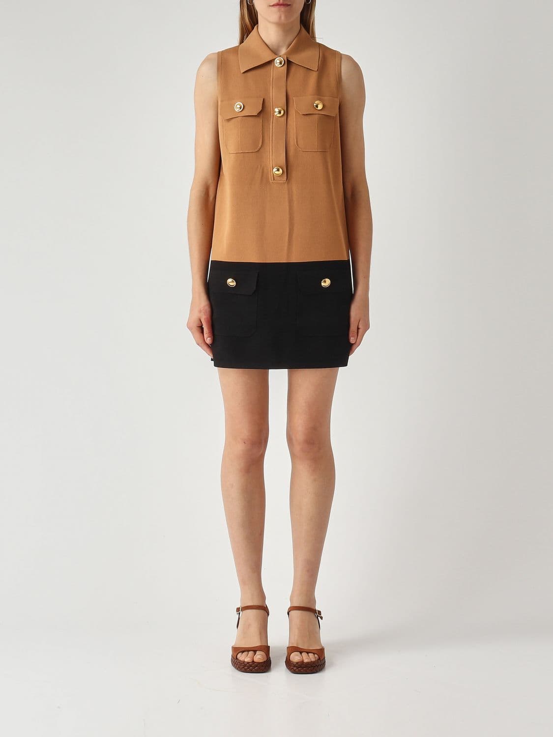Elisabetta Franchi Viscose Blend Mini Dress